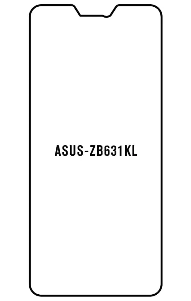 Asus Max Pro ZB631KL Přední Hydrogel ochranná fólie
