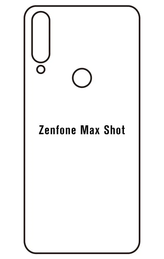 Asus Max Shot ZB634KL Zadní Hydrogel ochranná fólie