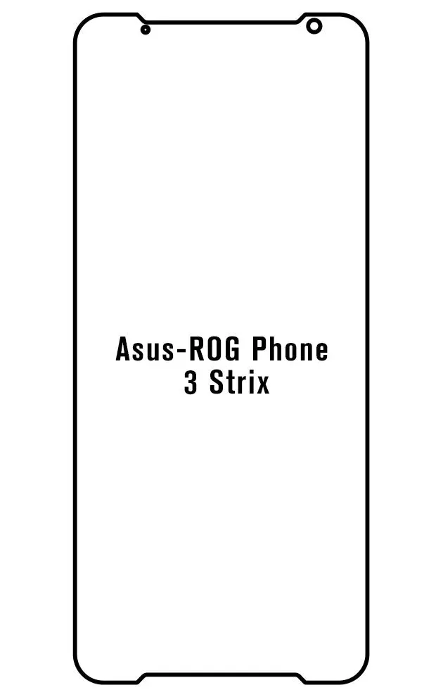 Asus ROG Phone 3 Strix Přední Hydrogel ochranná fólie