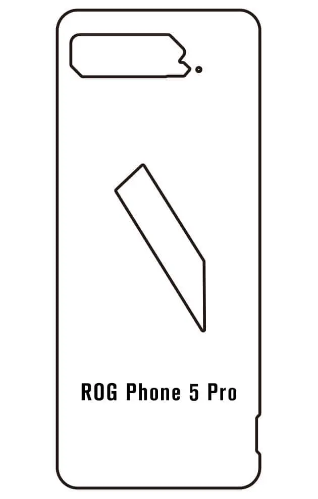 Asus ROG Phone 5 Pro Zadní Hydrogel ochranná fólie
