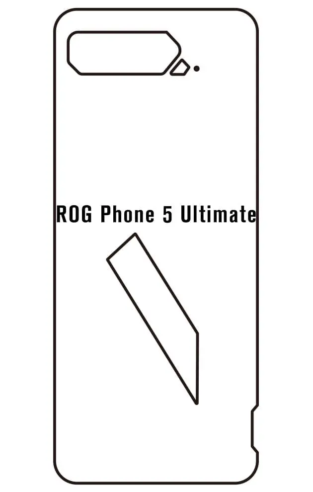 Asus ROG Phone 5 Ultimate Zadní Hydrogel ochranná fólie