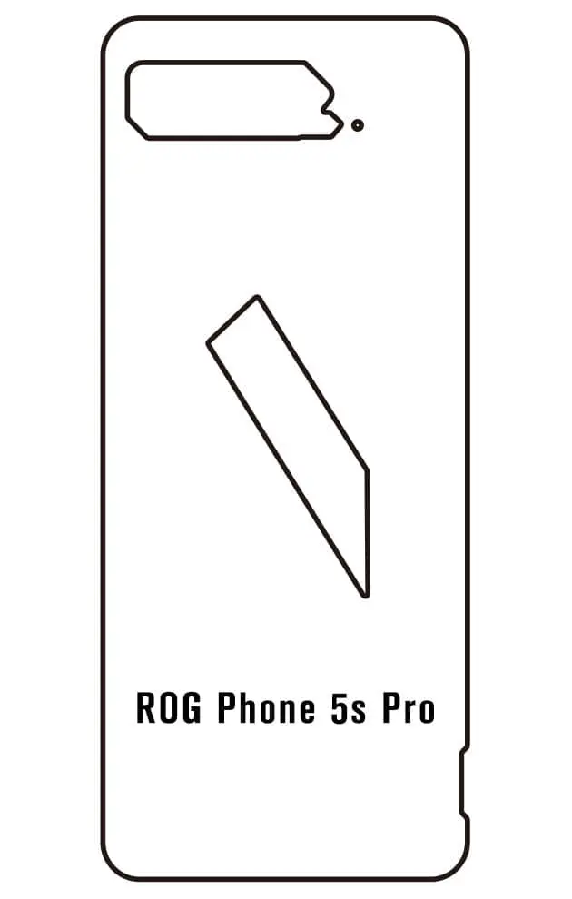 Asus ROG Phone 5s Pro Zadní Hydrogel ochranná fólie