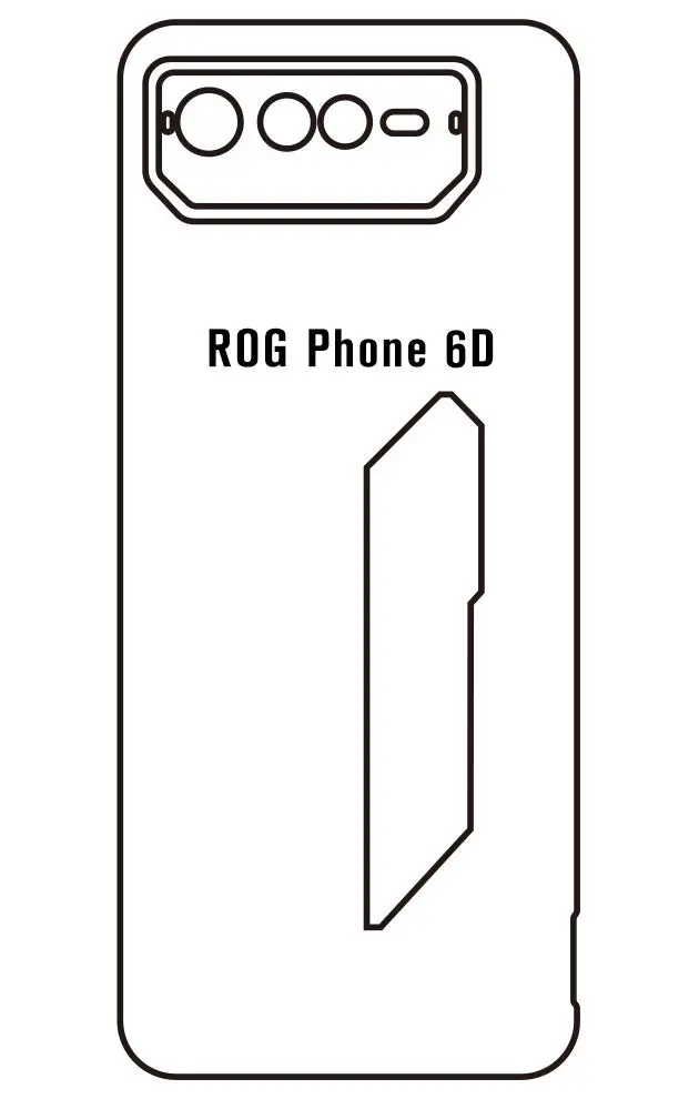 Asus ROG Phone 6D Zadní Hydrogel ochranná fólie