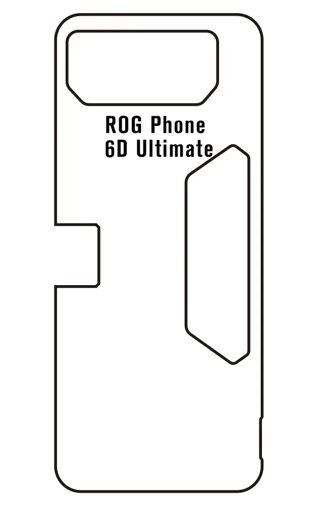 Asus ROG Phone 6D Ultimate Zadní Hydrogel ochranná fólie
