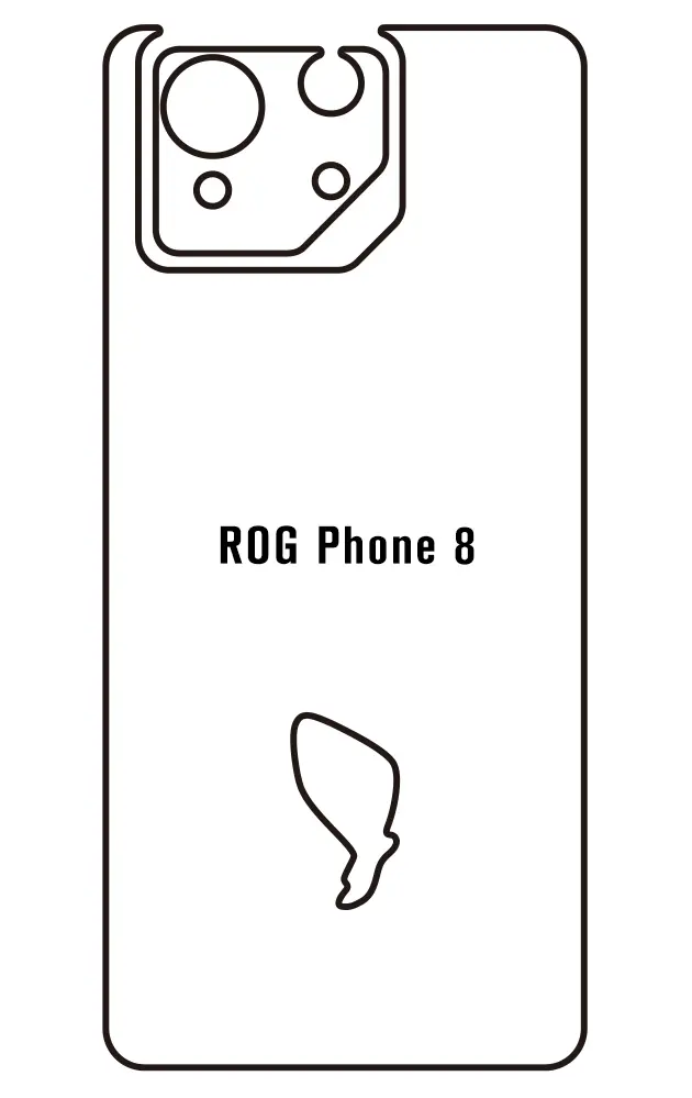 Asus ROG Phone 8 Zadní Hydrogel ochranná fólie
