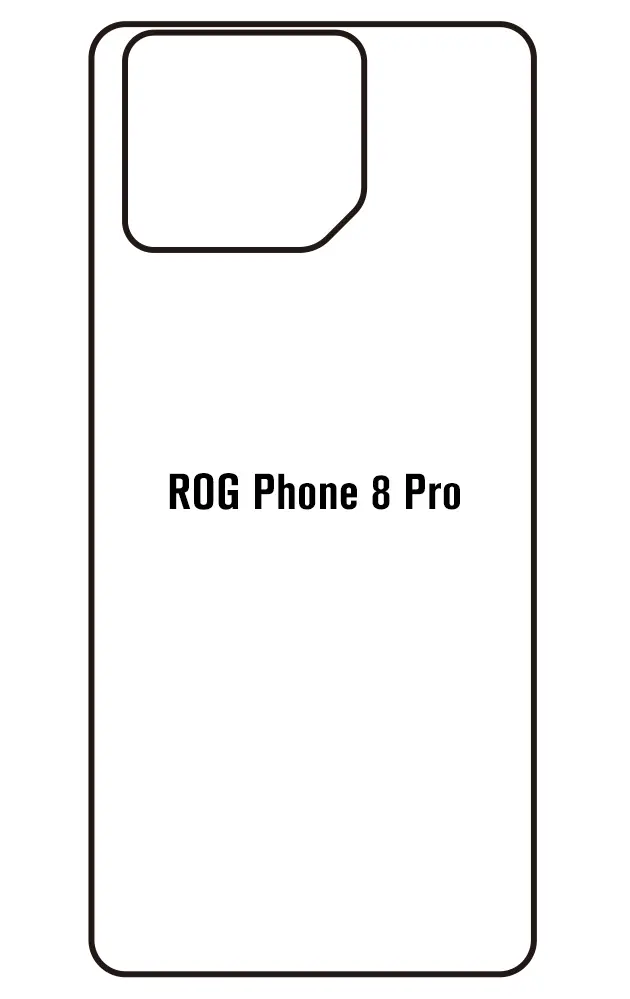 Asus ROG Phone 8 Pro Zadní Hydrogel ochranná fólie