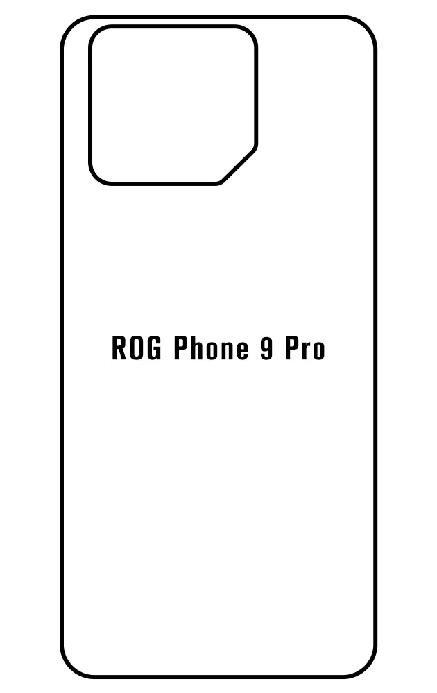 Asus ROG Phone 9 Pro Zadní Hydrogel ochranná fólie