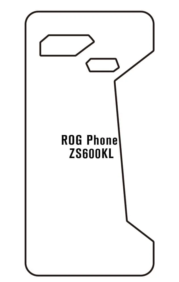 Asus ROG Phone ZS600KL Zadní Hydrogel ochranná fólie