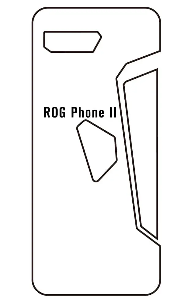 Asus ROG Phone2 ZS660KL Zadní Hydrogel ochranná fólie