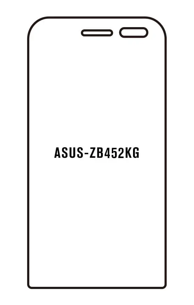 Asus ZB452KG Přední Hydrogel ochranná fólie