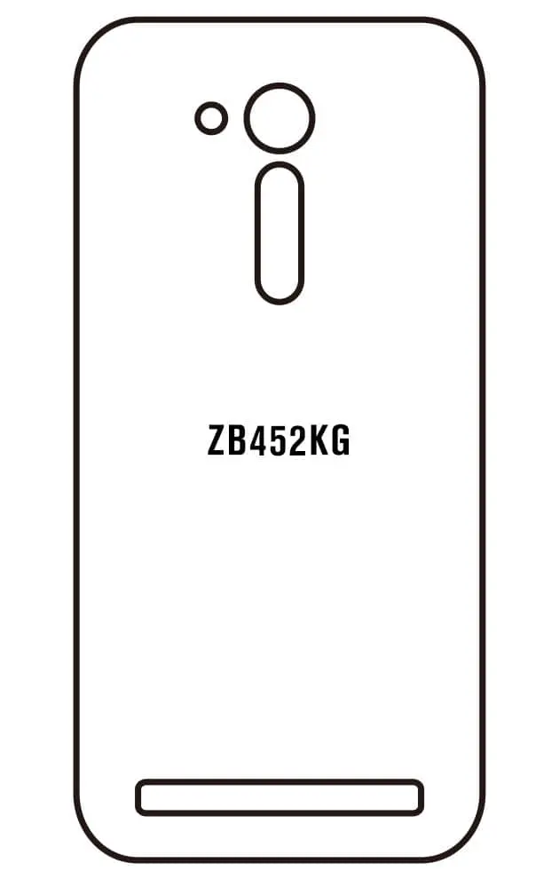 Asus ZB452KG Zadní Hydrogel ochranná fólie