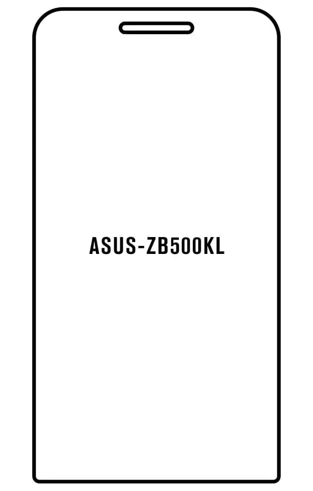 Asus ZB500KL Přední Hydrogel ochranná fólie