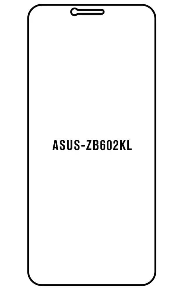 Asus ZB602KL Přední Hydrogel ochranná fólie