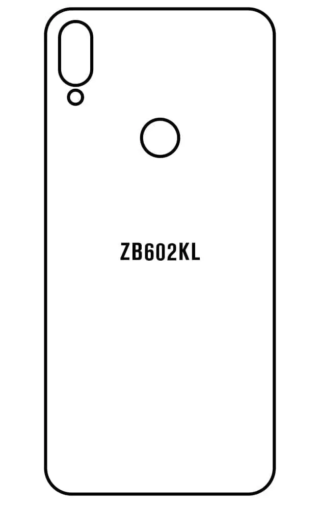Asus ZB602KL Zadní Hydrogel ochranná fólie