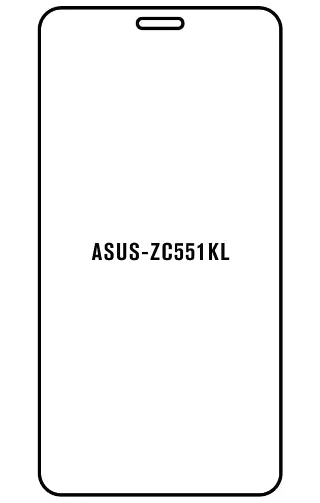 Asus ZC551KL Přední Hydrogel ochranná fólie