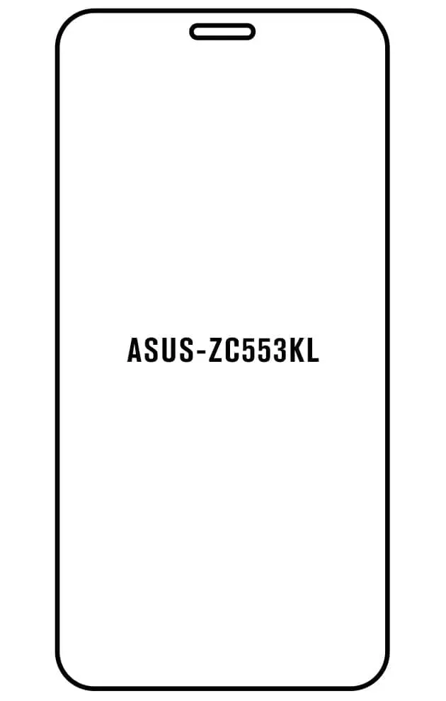 Asus ZC553KL Přední Hydrogel ochranná fólie
