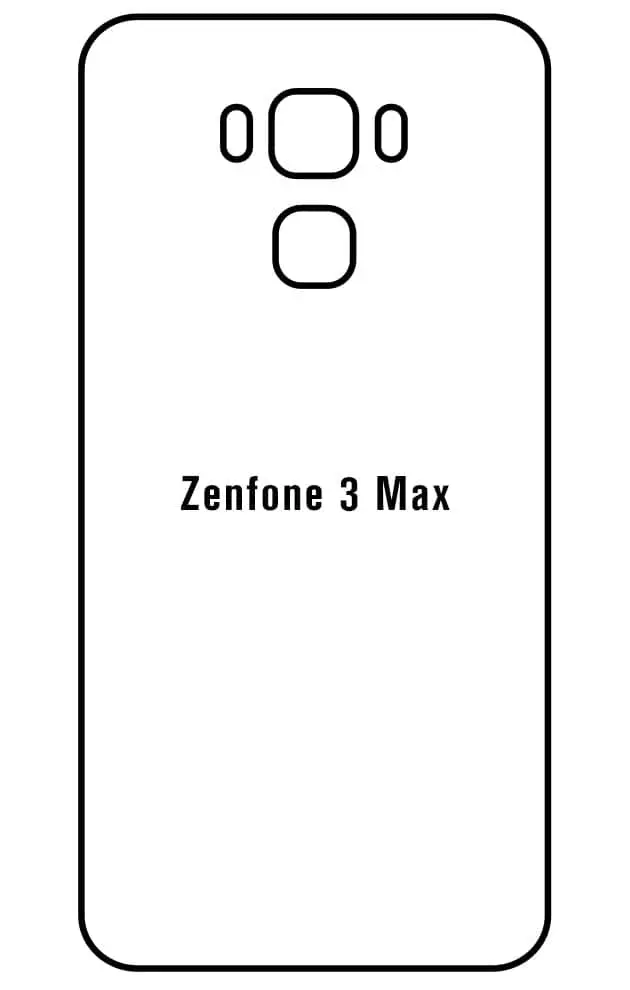 Asus ZC553KL Zadní Hydrogel ochranná fólie