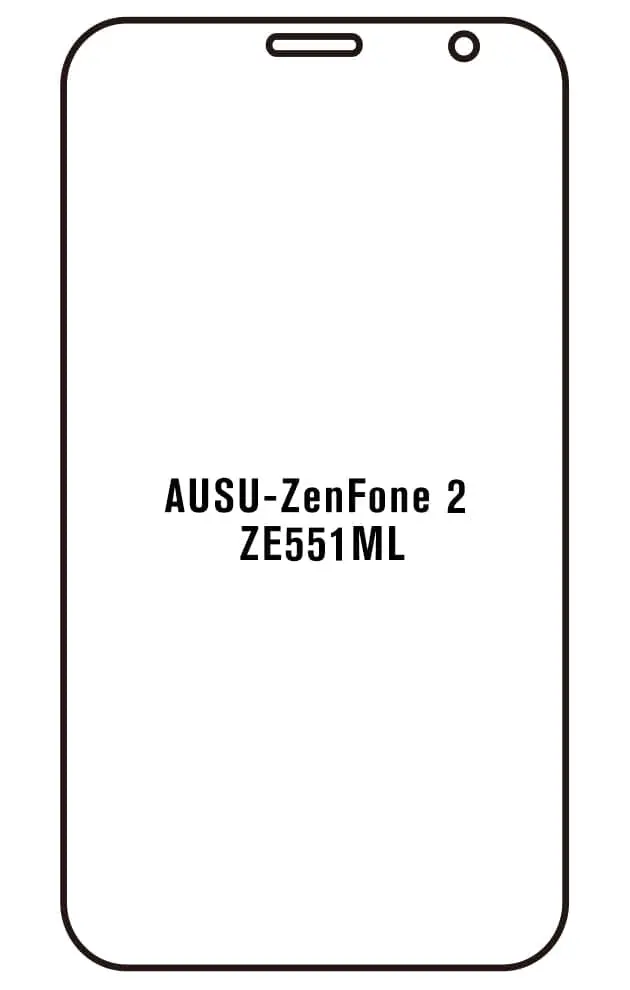 Asus ZE551ML Přední Hydrogel ochranná fólie