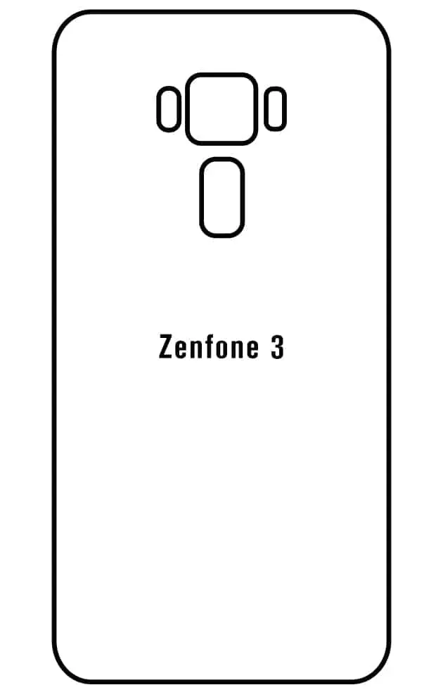 Asus ZE552KL Zadní Hydrogel ochranná fólie