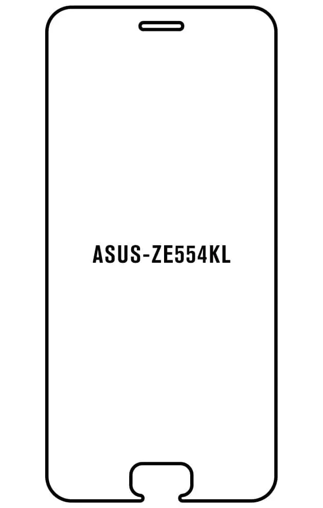 Asus ZE554KL Přední Hydrogel ochranná fólie