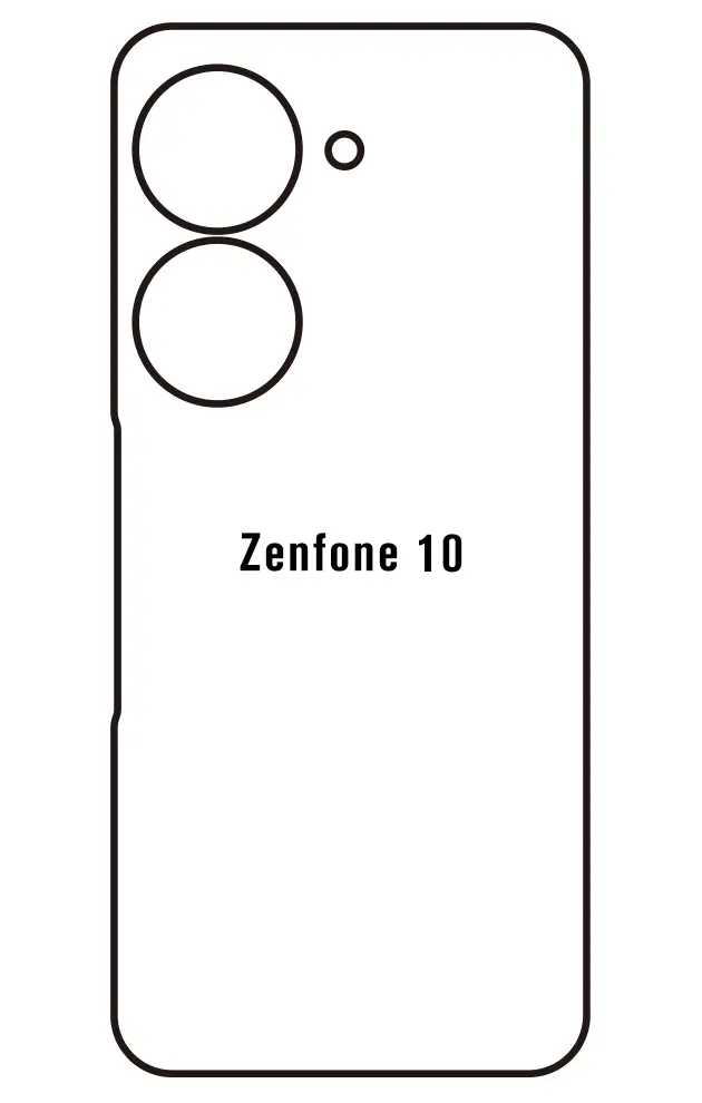 Asus Zenfone 10 Zadní Hydrogel ochranná fólie