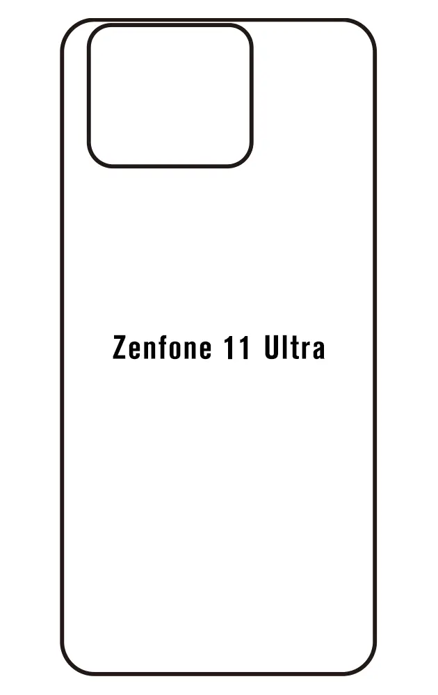 Asus Zenfone 11 Ultra Zadní Hydrogel ochranná fólie