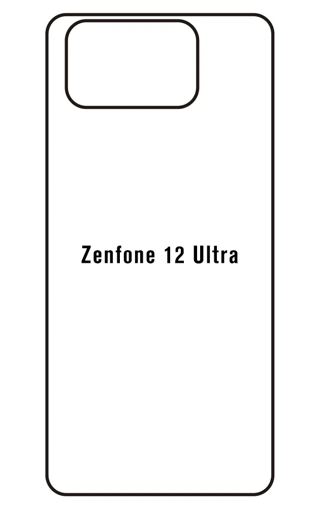Asus Zenfone 12 Ultra Zadní Hydrogel ochranná fólie