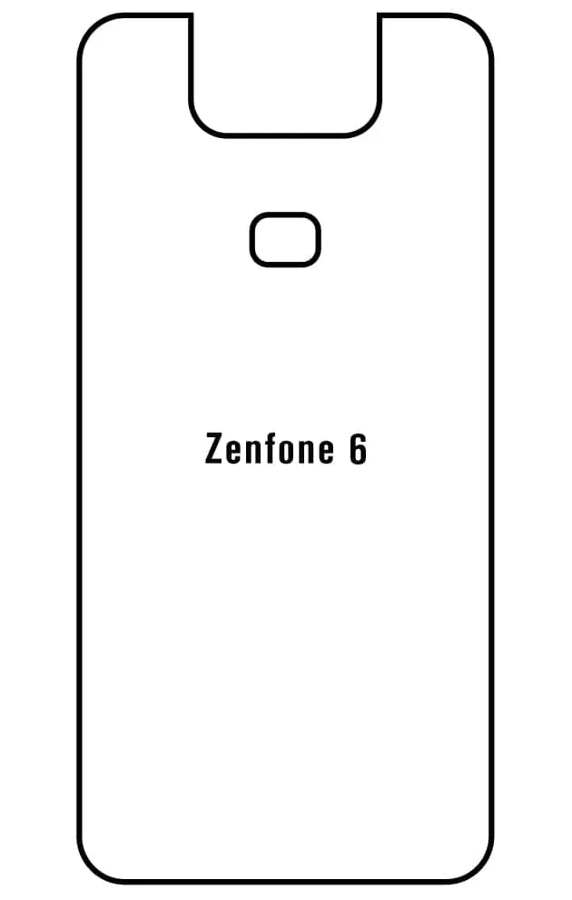 Asus Zenfone 6 ZS630KL Zadní Hydrogel ochranná fólie
