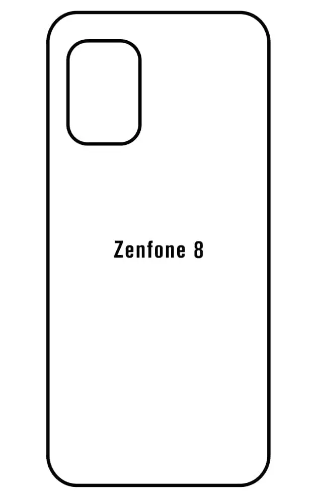 Asus Zenfone 8 ZS590KS Zadní Hydrogel ochranná fólie