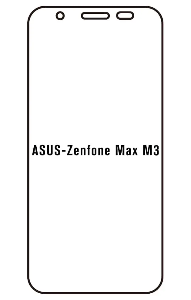 Asus Zenfone Max M3 Přední Hydrogel ochranná fólie
