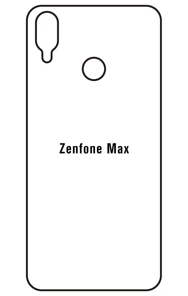 Asus Zenfone Max ZB633KL Zadní Hydrogel ochranná fólie