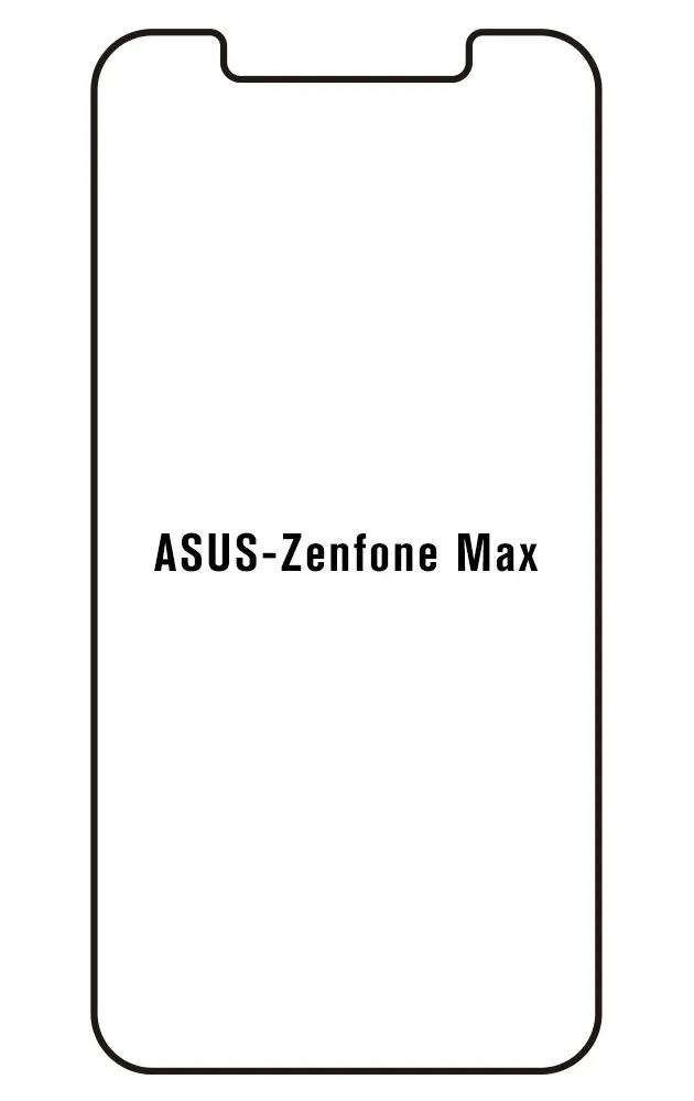 Asus Zenfone Max ZC550KL Přední Hydrogel ochranná fólie
