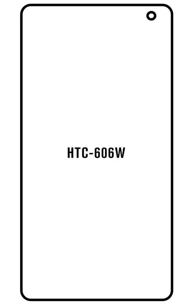 HTC 606W Přední Hydrogel ochranná fólie
