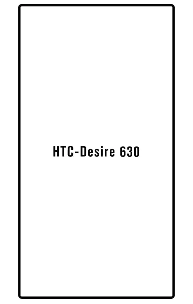 HTC 630 Přední Hydrogel ochranná fólie