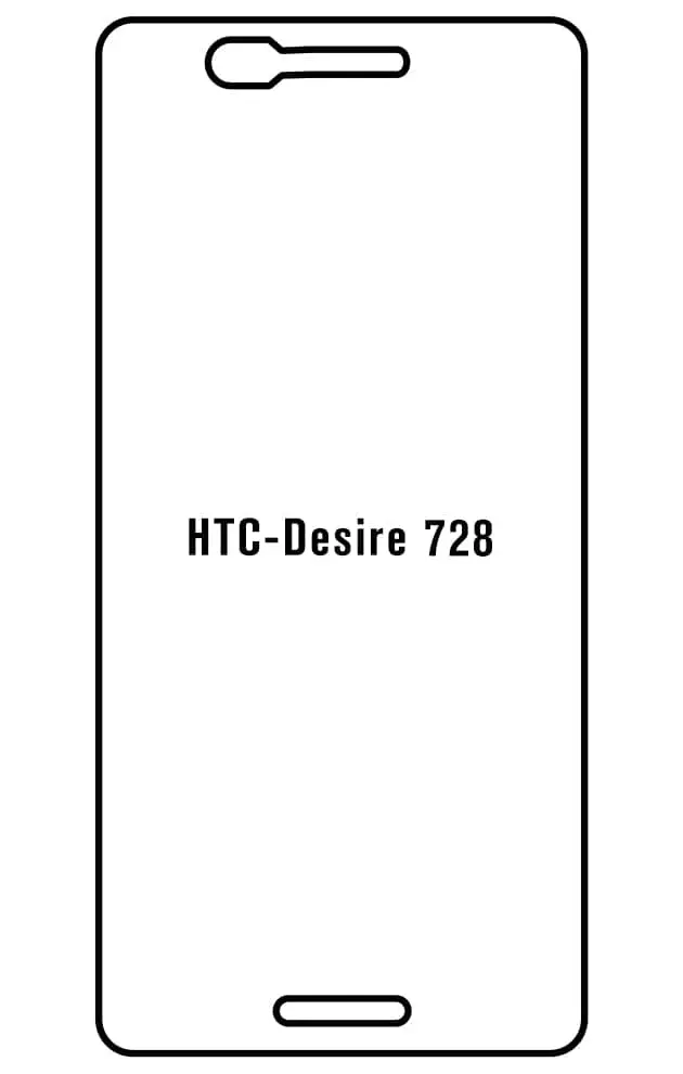 HTC 728 Přední Hydrogel ochranná fólie