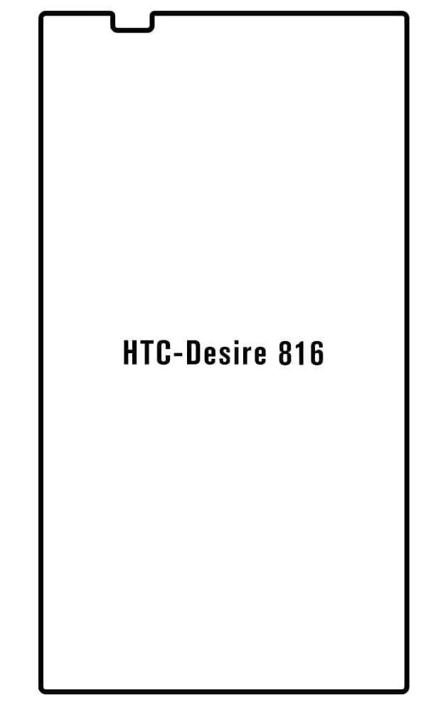 HTC 816 Přední Hydrogel ochranná fólie