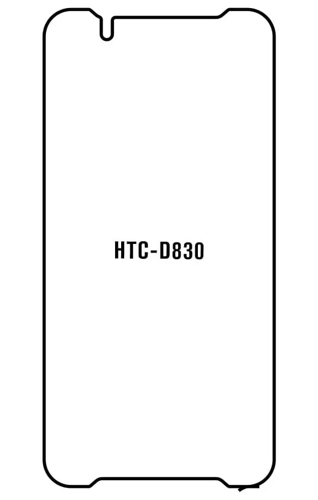 HTC D830 Přední Hydrogel ochranná fólie