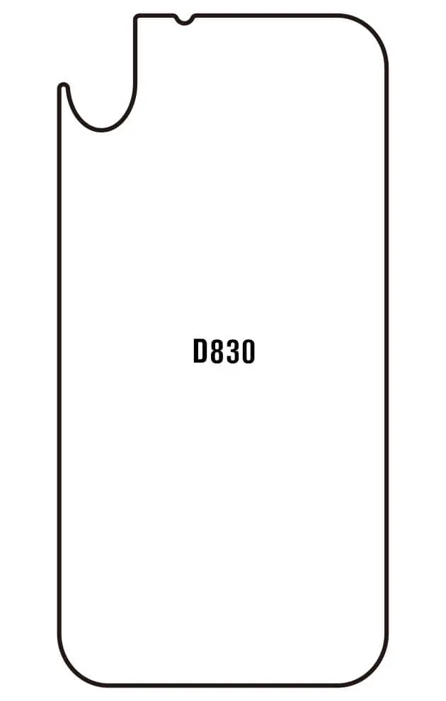 HTC D830 Zadní Hydrogel ochranná fólie