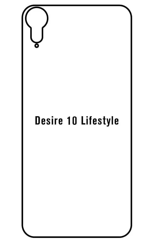 HTC Desire 10 lifestyle Zadní Hydrogel ochranná fólie