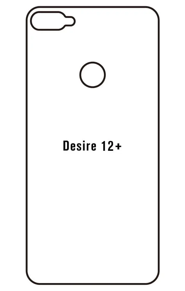 HTC Desire 12+ Zadní Hydrogel ochranná fólie