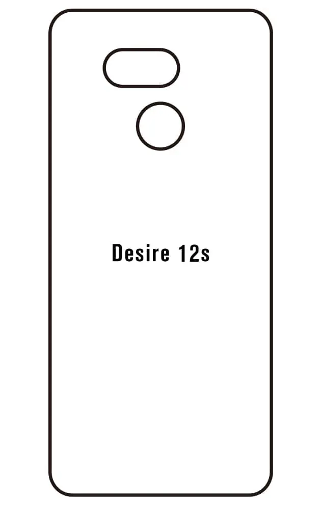 HTC Desire 12S Zadní Hydrogel ochranná fólie