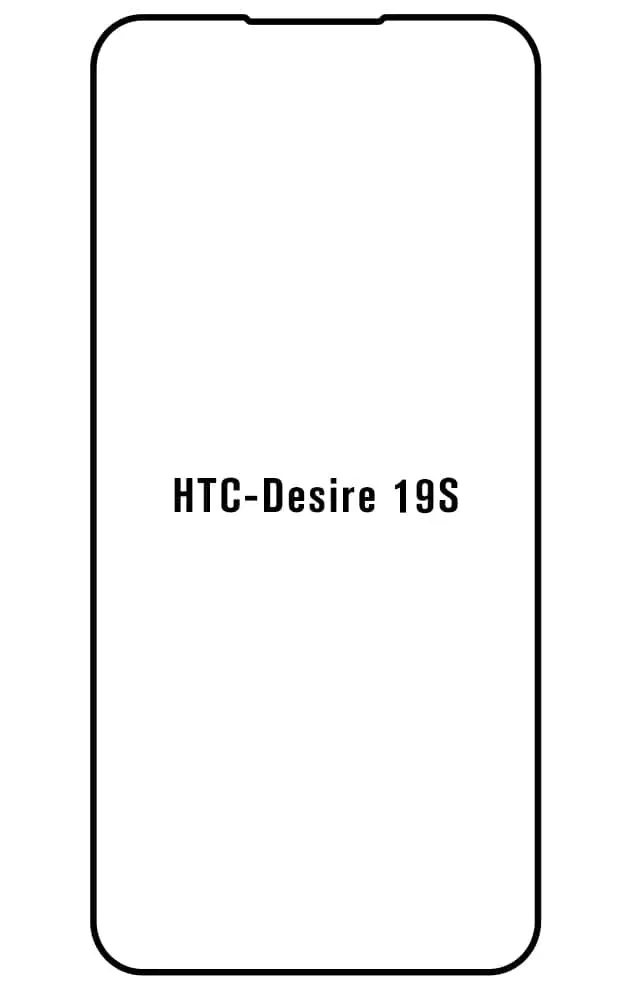 HTC Desire 19S Přední Hydrogel ochranná fólie