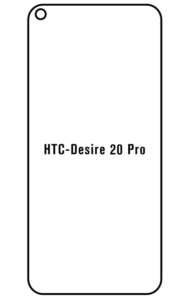 HTC Desire 20 Pro Přední Hydrogel ochranná fólie