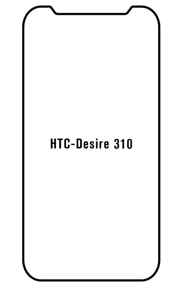 HTC Desire 310 Přední Hydrogel ochranná fólie