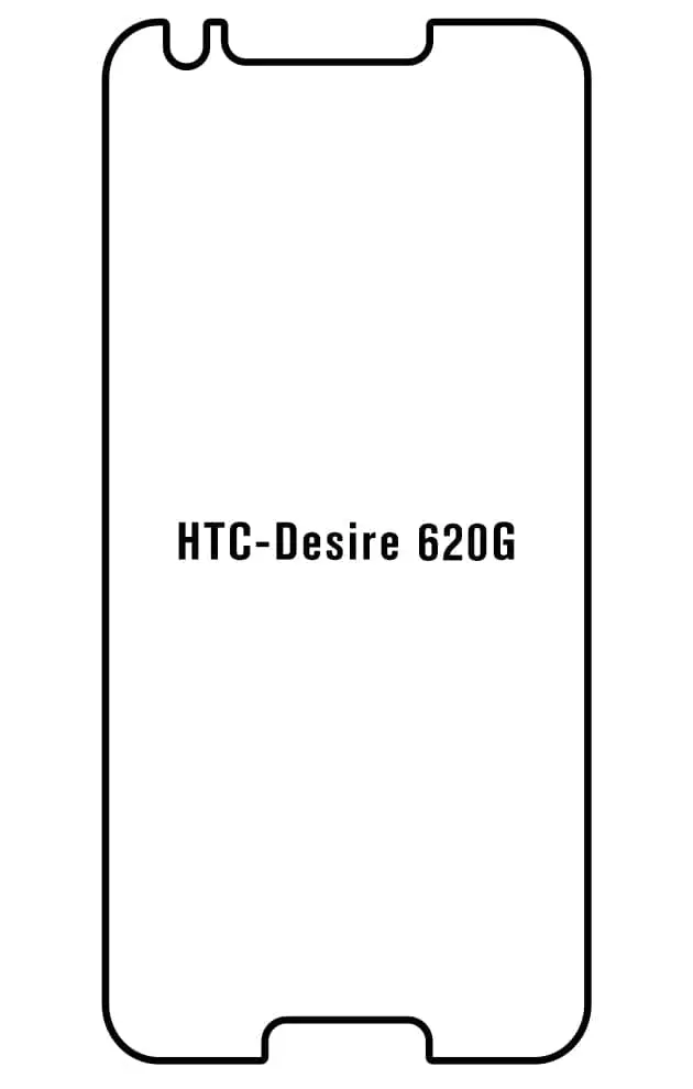 HTC Desire 620G Přední Hydrogel ochranná fólie