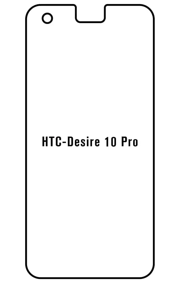 HTC Desire10 Pro Přední Hydrogel ochranná fólie