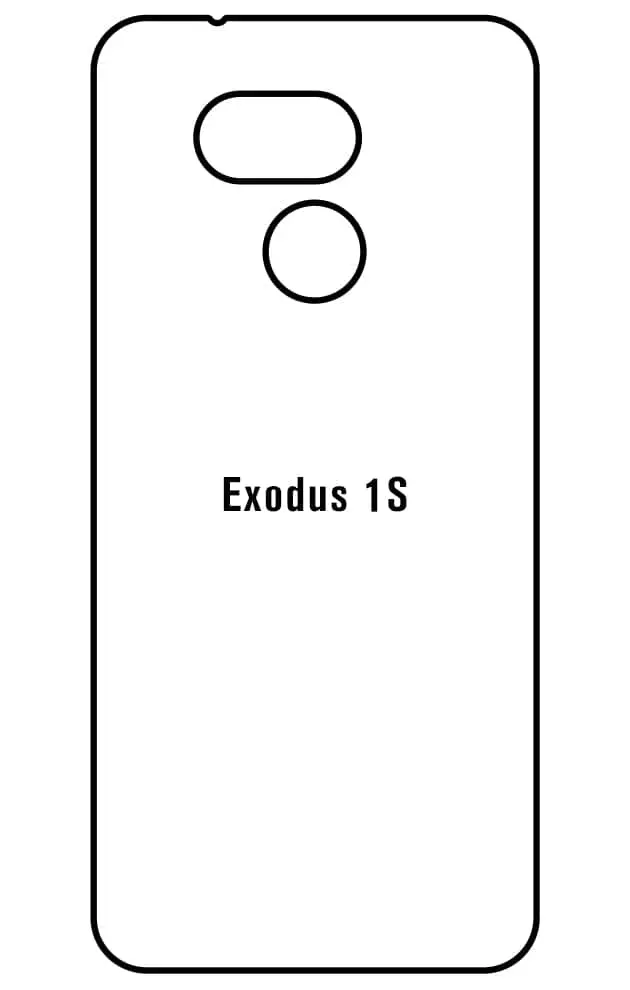 HTC Exodus 1S Zadní Hydrogel ochranná fólie