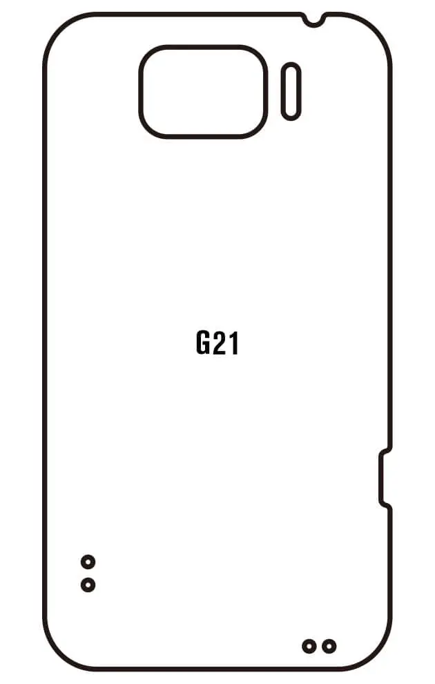 HTC G21 Zadní Hydrogel ochranná fólie