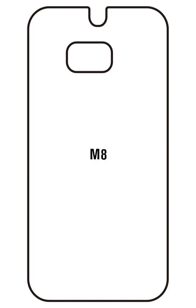 HTC M8 Zadní Hydrogel ochranná fólie