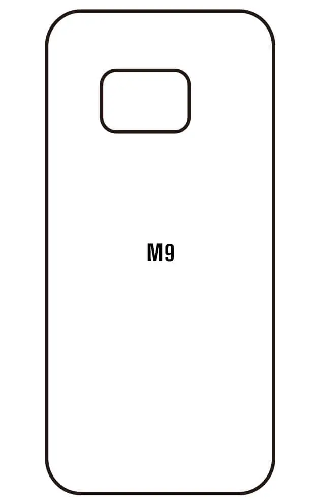 HTC M9 Zadní Hydrogel ochranná fólie